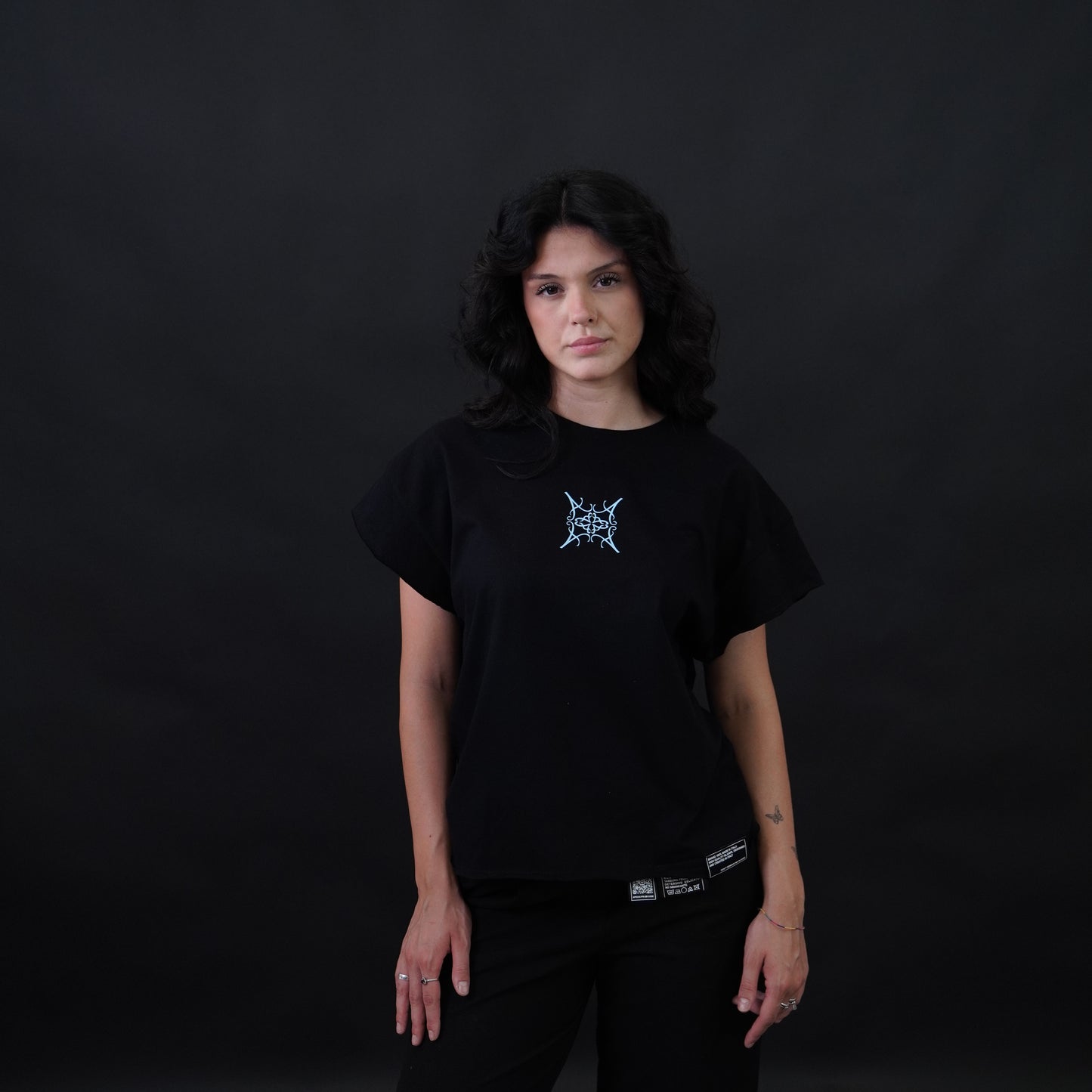 ApocalypsArchive logo "basics" tee turchese
