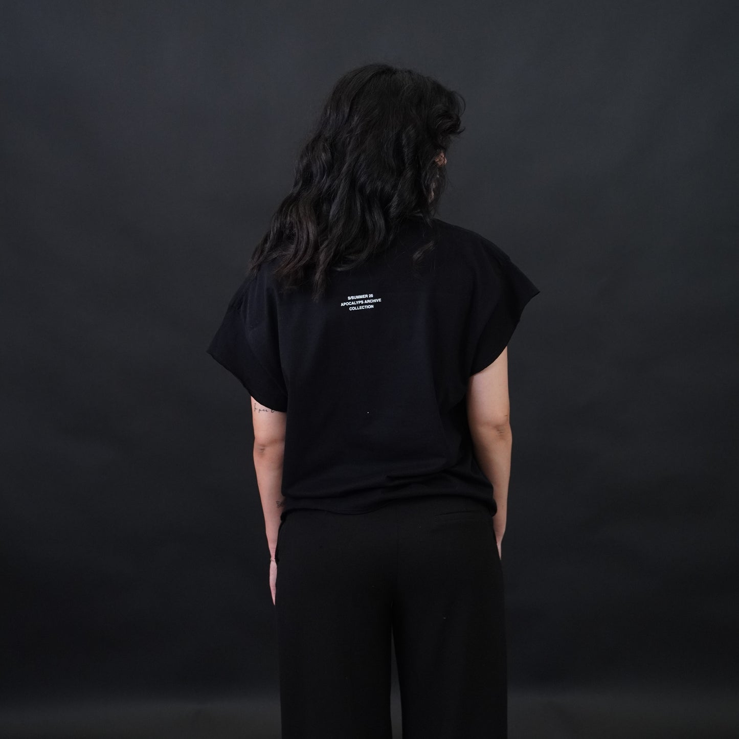 ApocalypsArchive logo "basics" tee turchese