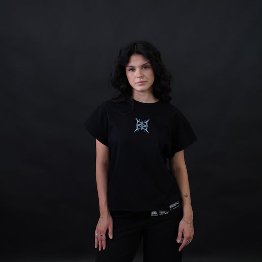 ApocalypsArchive logo "basics" tee turchese