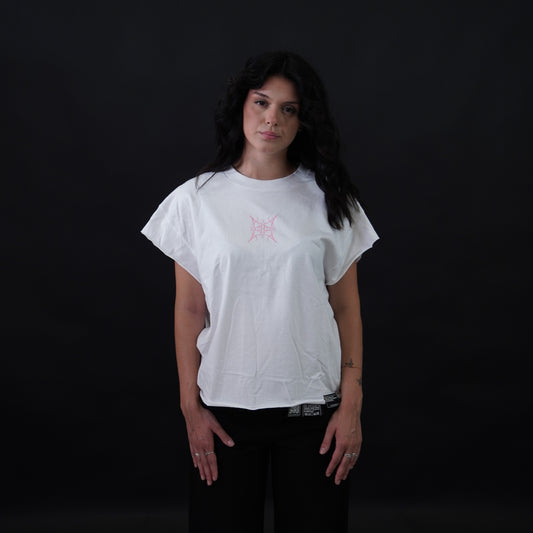 ApocalypsArchive logo "my lips your lips" tee pink deal