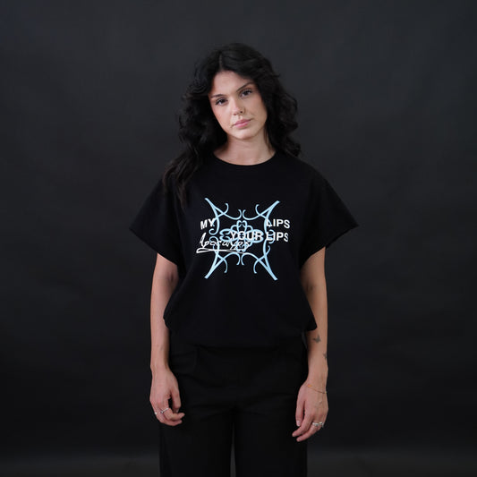 ApocalypsArchive logo "ambassador"  tee turchese