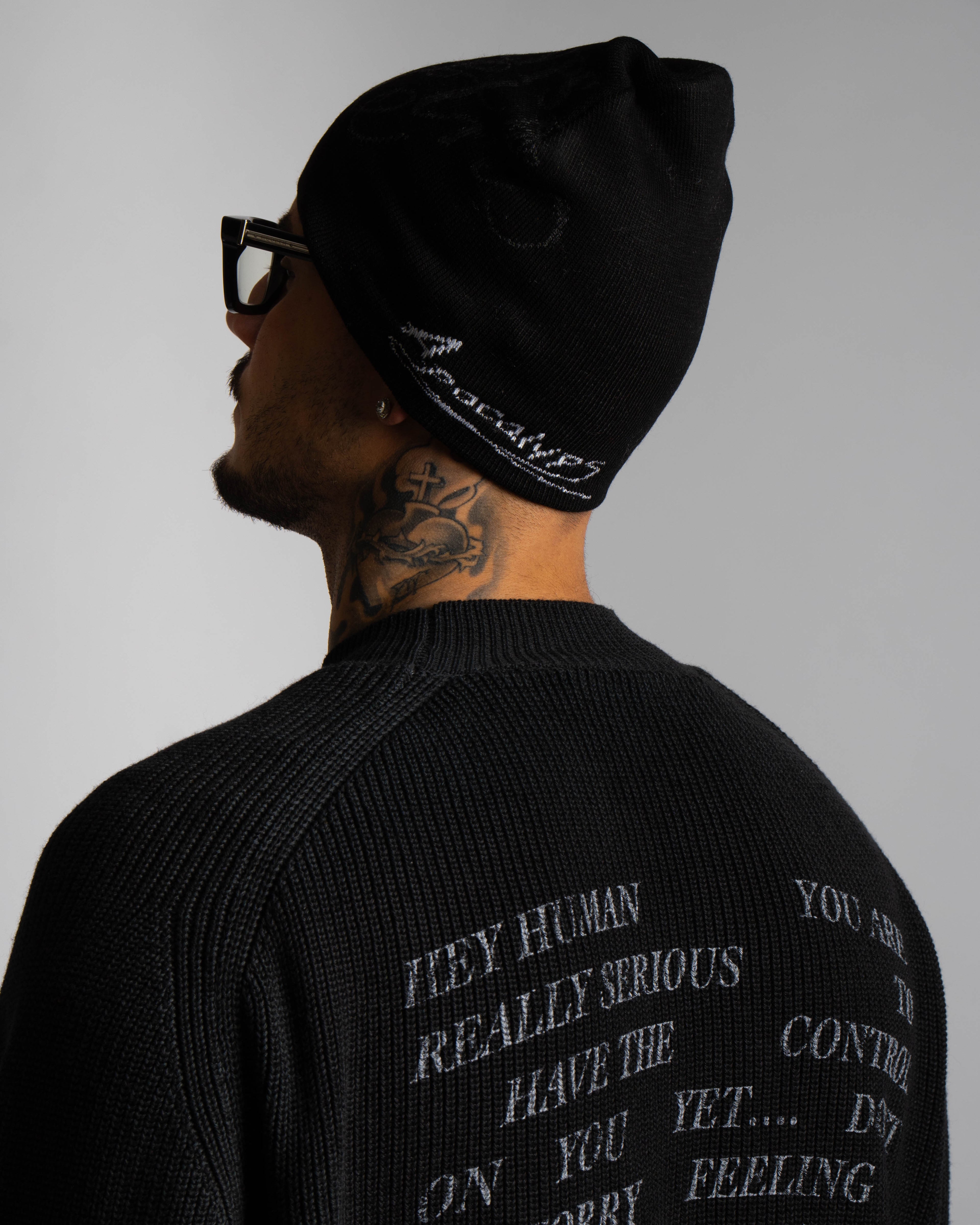 Mal d’être “Black Noise” — Beanie Balck on Black
