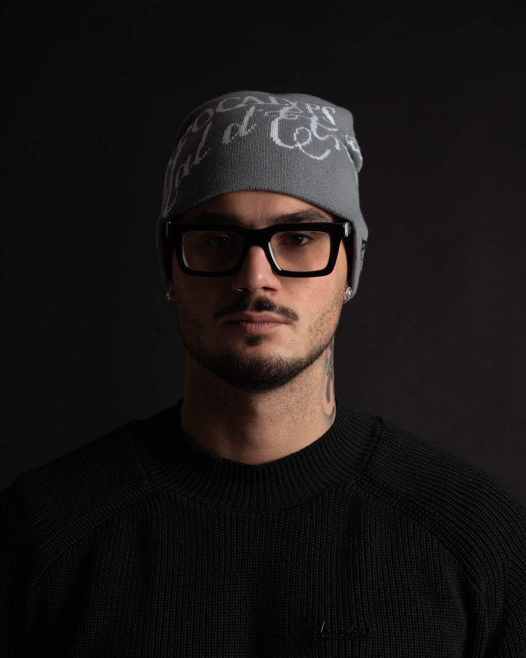 Mal d’être “Ash Code” — Beanie Grey Sport