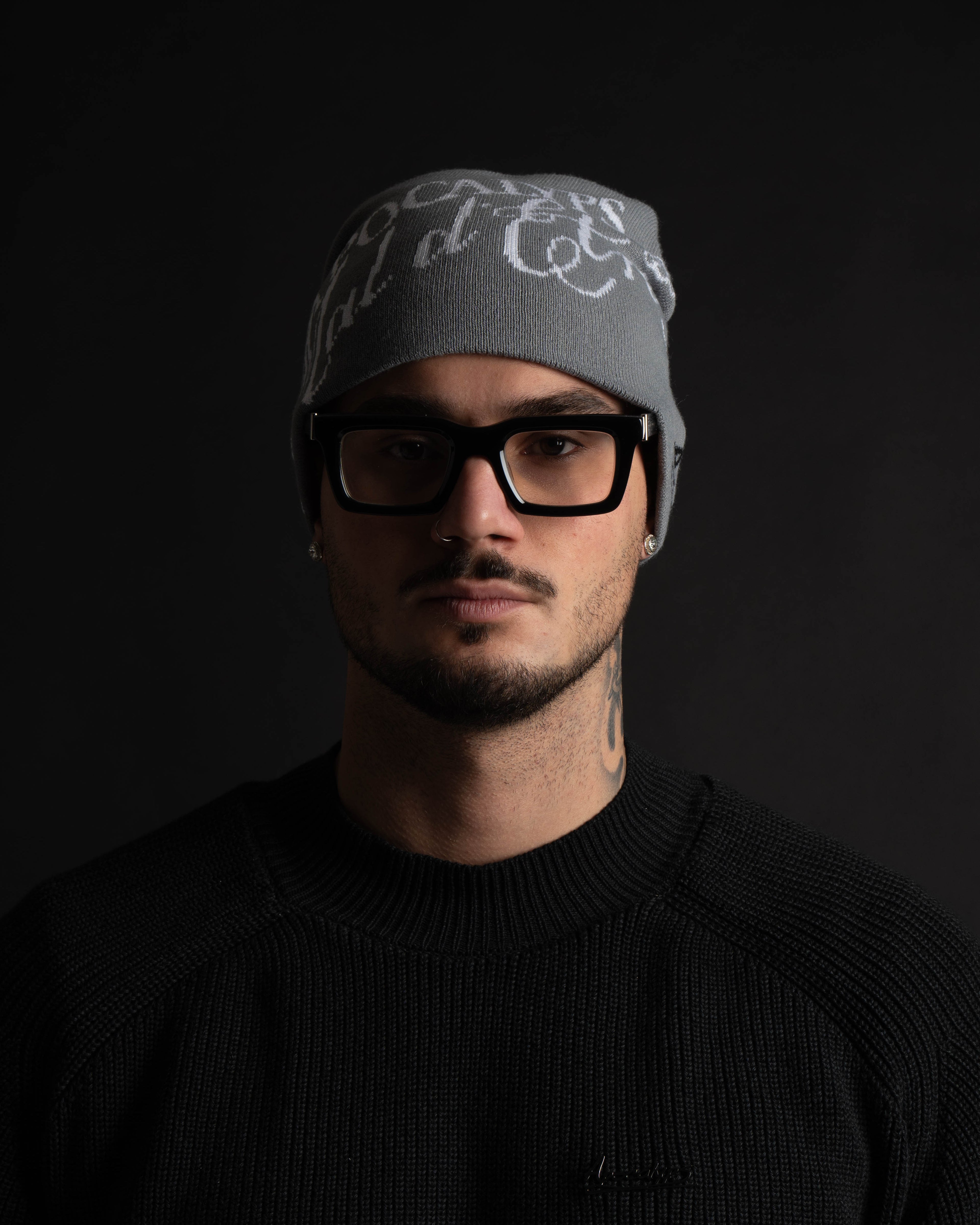 Mal d’être “Ash Code” — Beanie Grey Sport