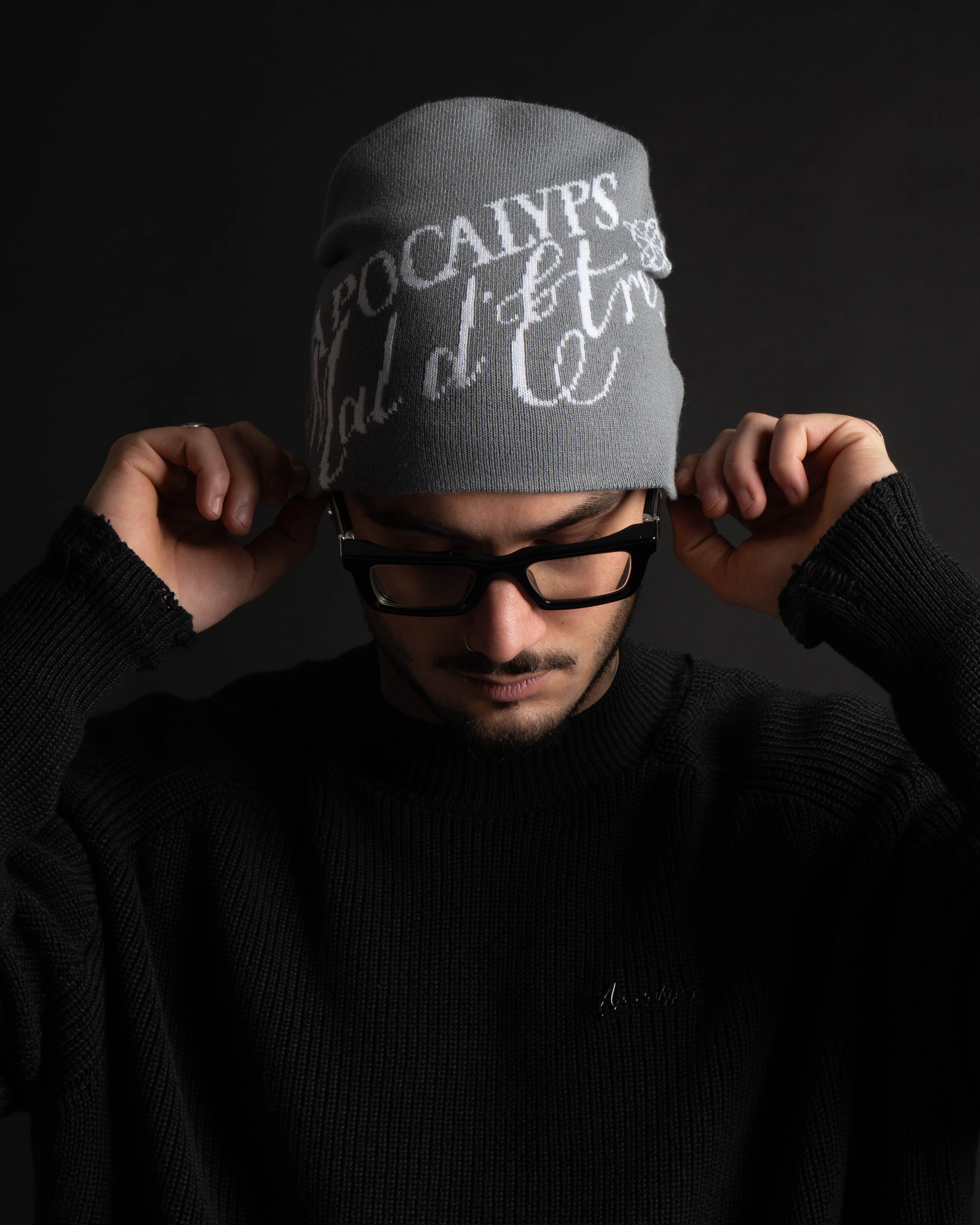 Mal d’être “Ash Code” — Beanie Grey Sport
