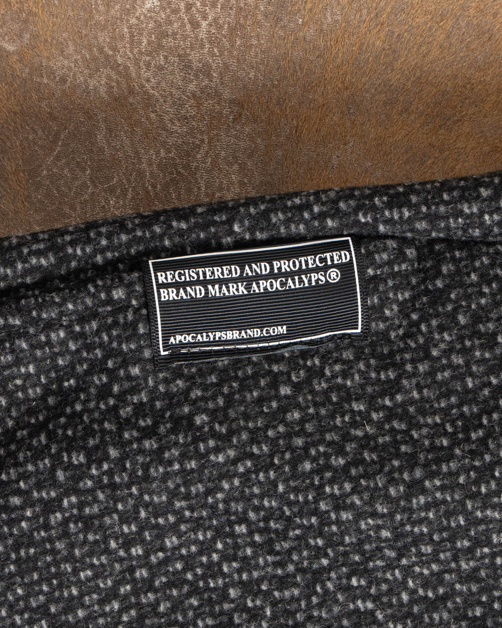 Mal d’être “Fardeau” — Pantaloni Sartoriali intarsio misto Cotone e Lana