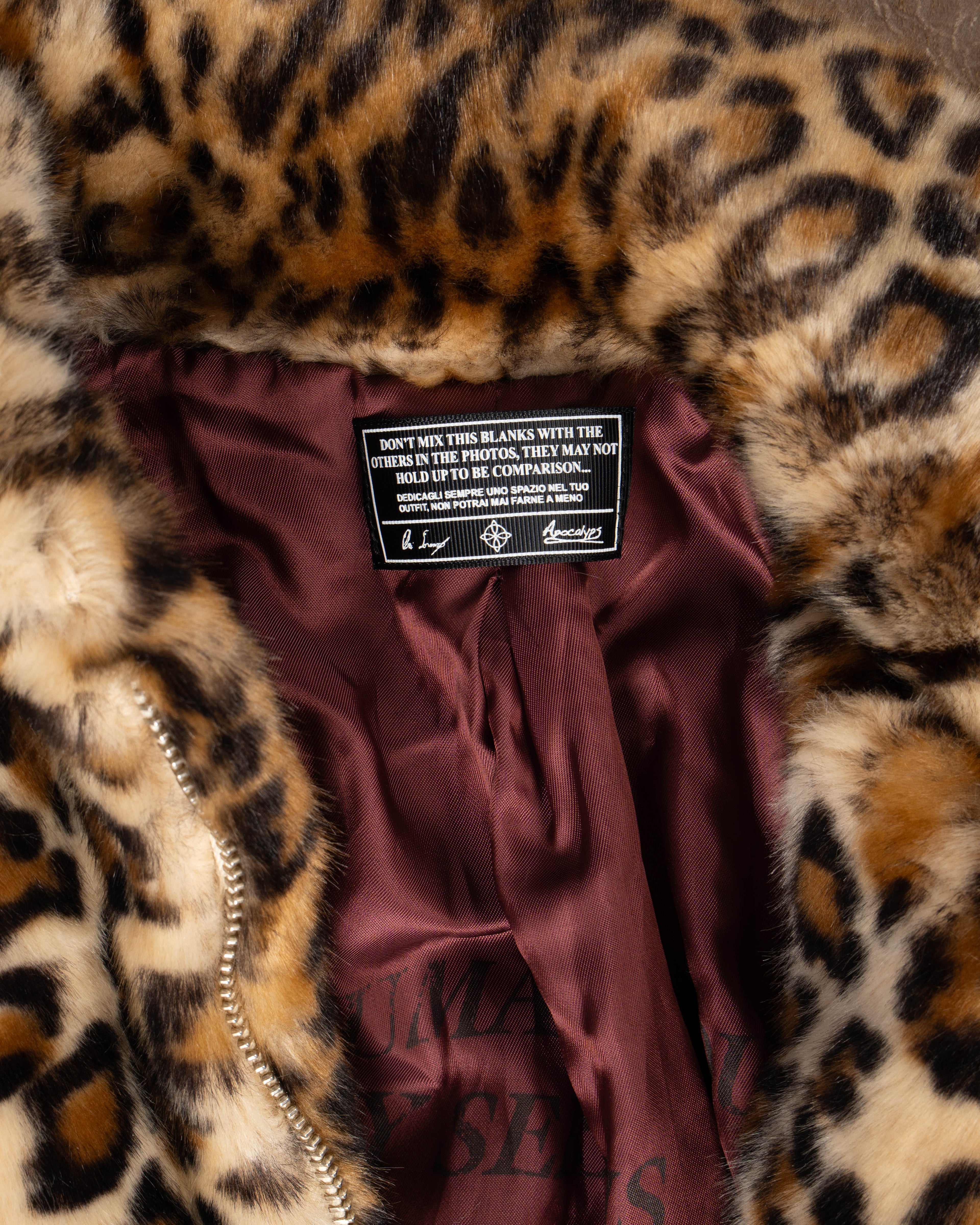 Mal d’être “Sauvage” — Fur without Fur Leo Print