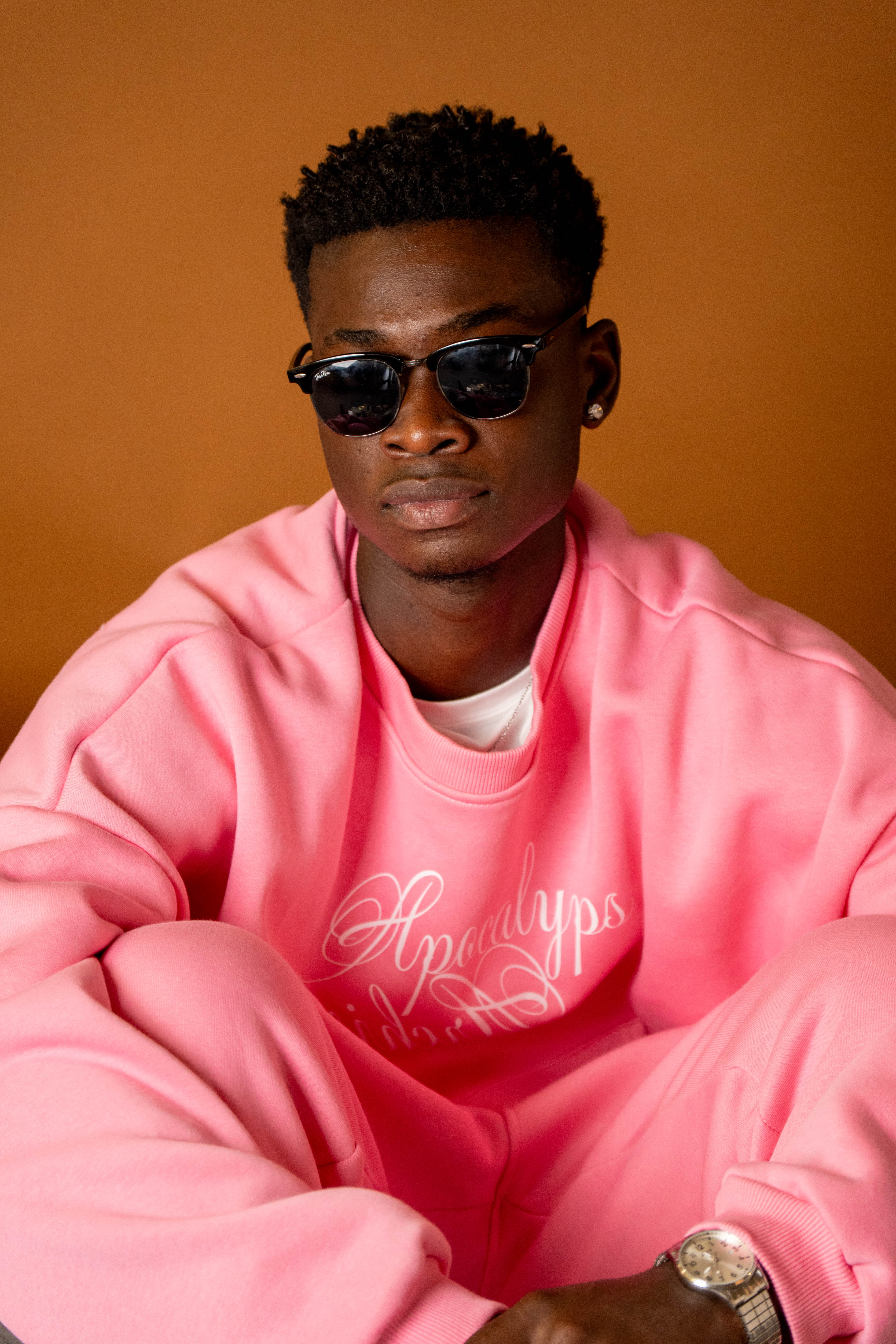 Apocalyps Archive Signature Crewneck – Bubble Gum | Boxy Fit Made in Italy