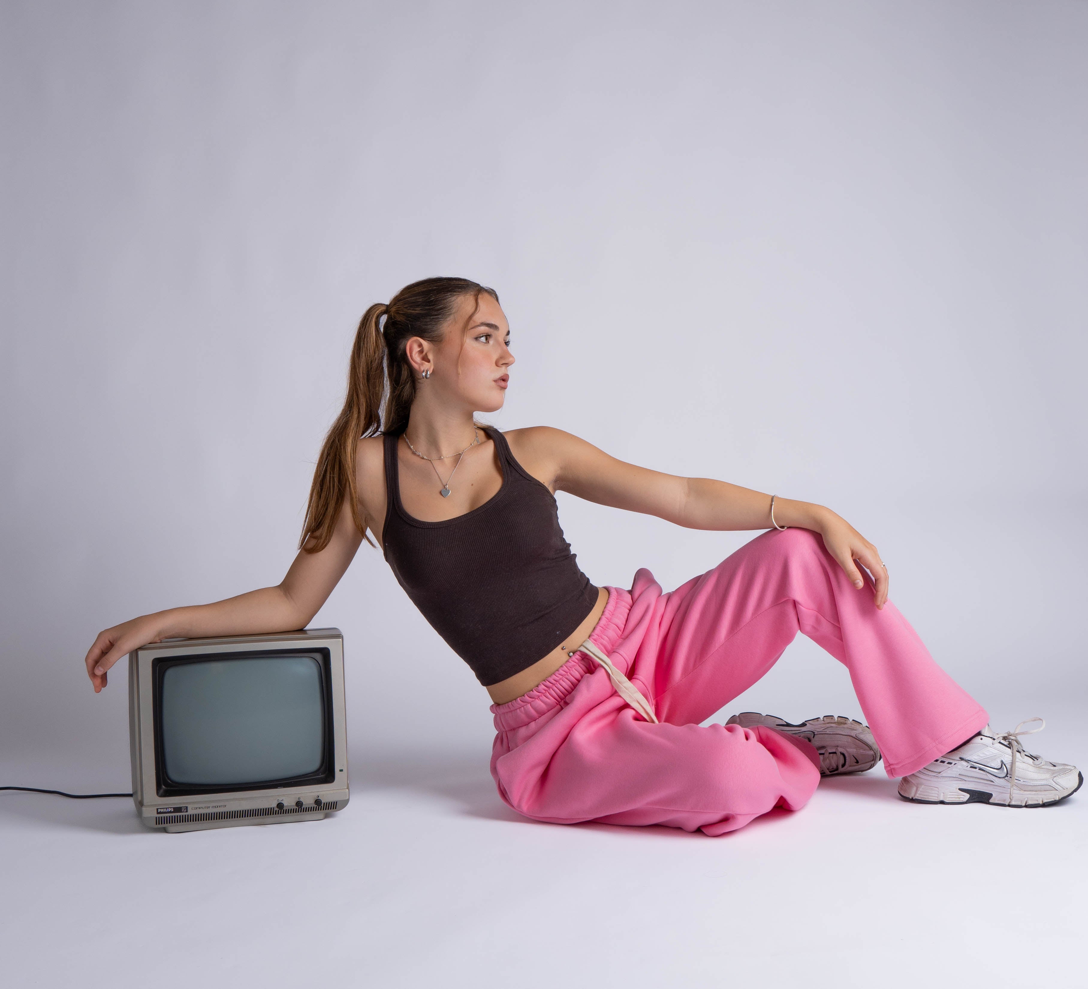 Apocalyps Archive Signature Sweatpant – Bubble Gum | Bootcut Made in Italy