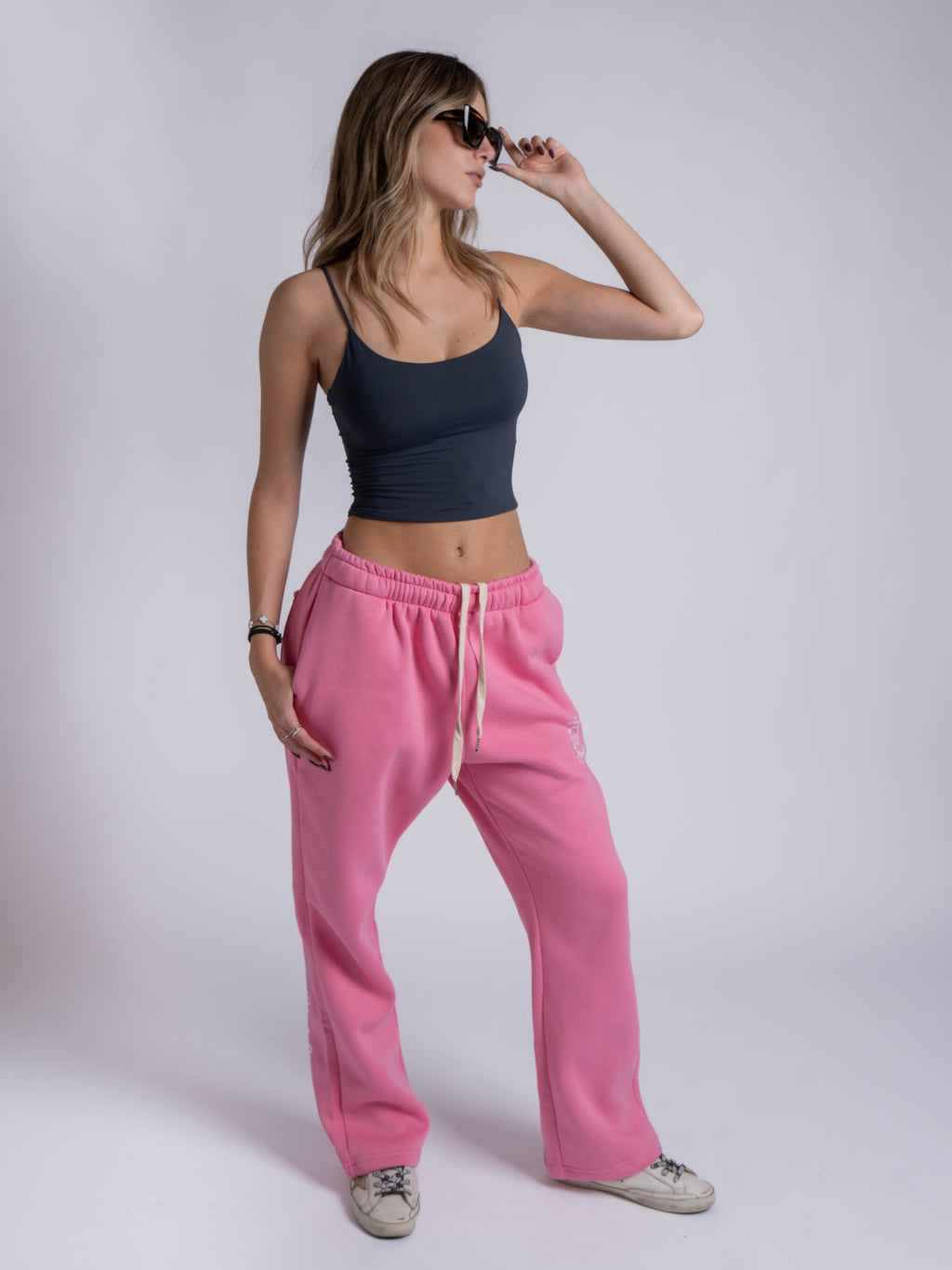 Apocalyps Archive Signature Sweatpant – Bubble Gum | Bootcut Made in Italy