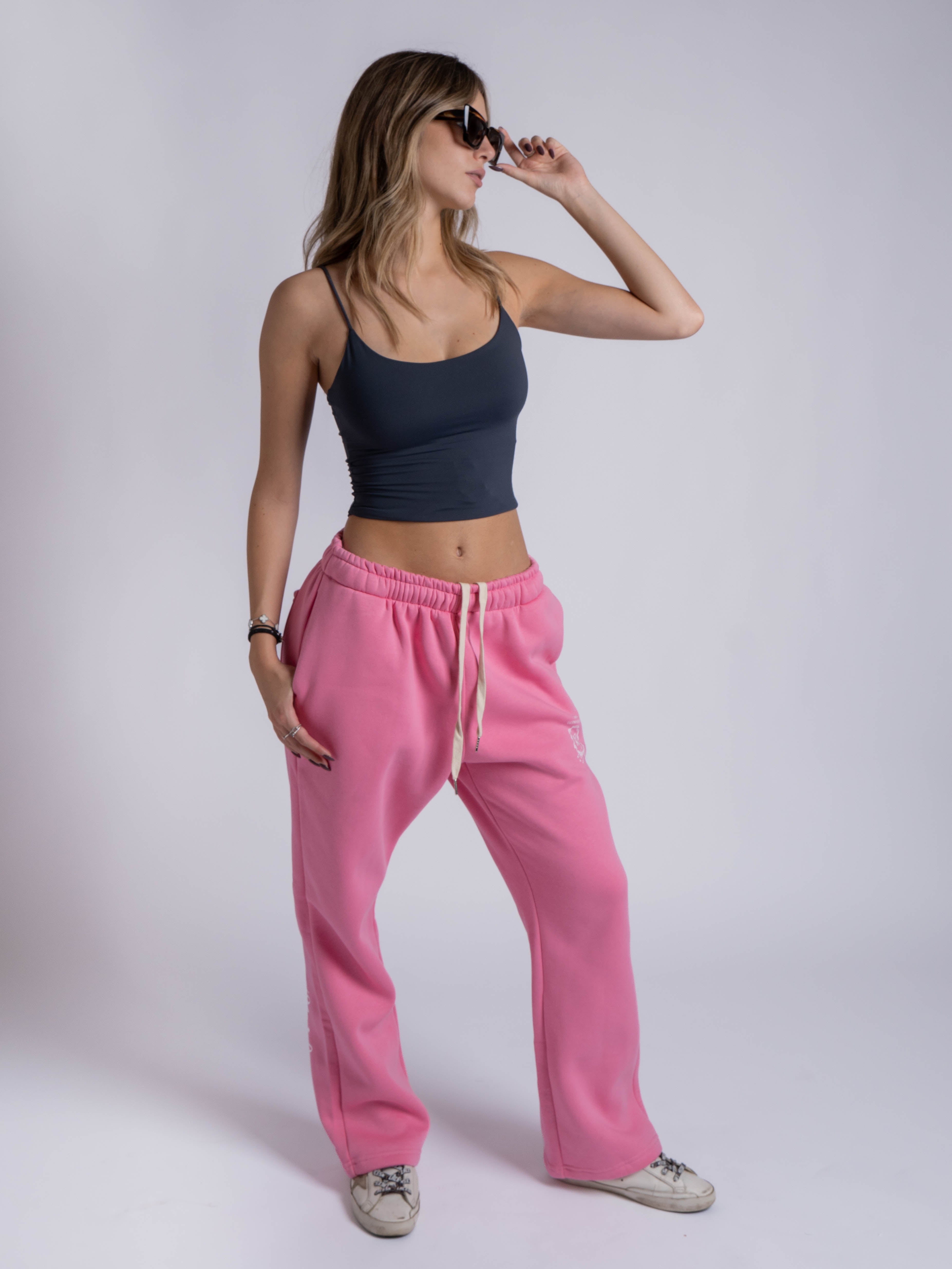 Apocalyps Archive Signature Sweatpant – Bubble Gum | Bootcut Made in Italy