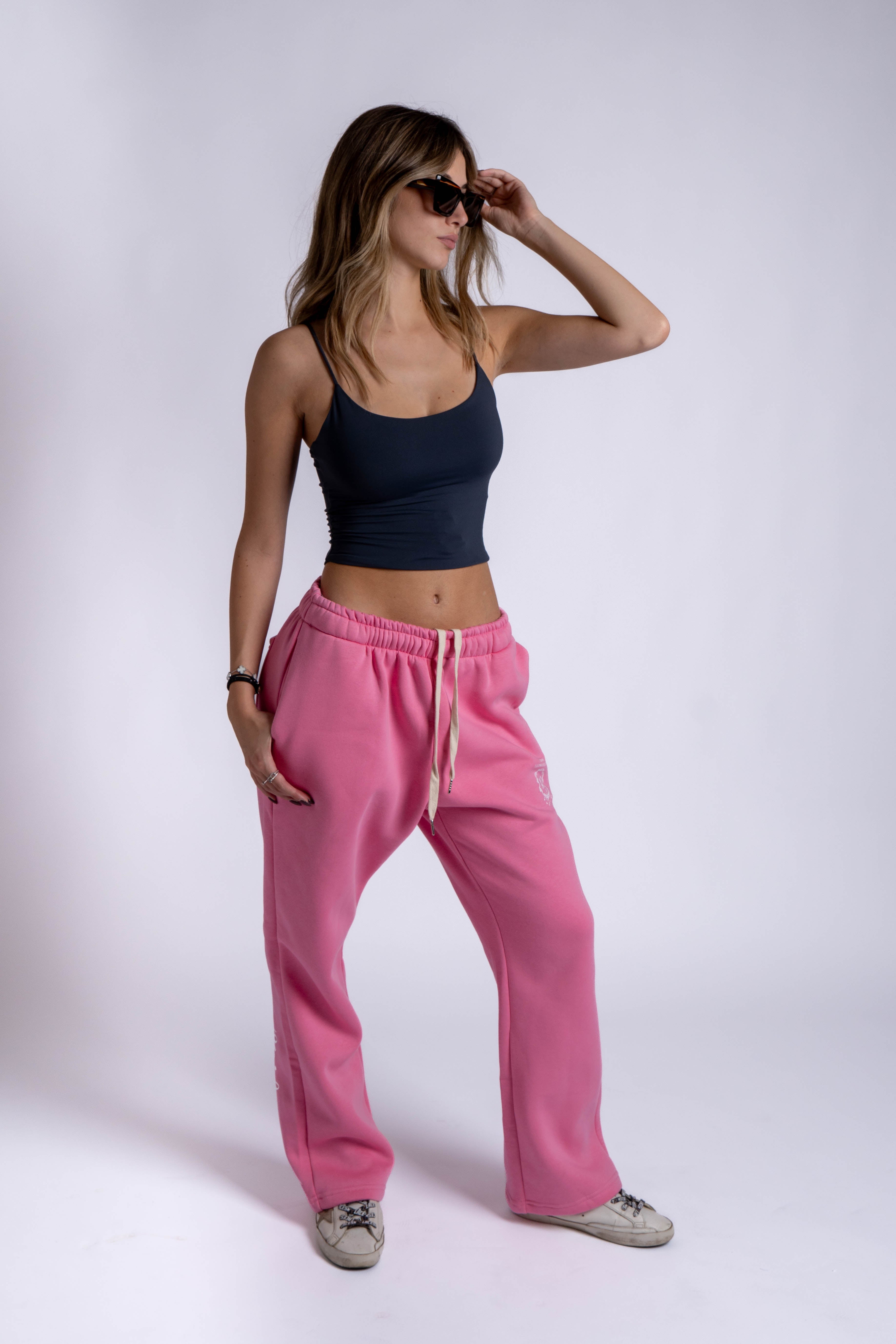 Apocalyps Archive Signature Sweatpant – Bubble Gum | Bootcut Made in Italy