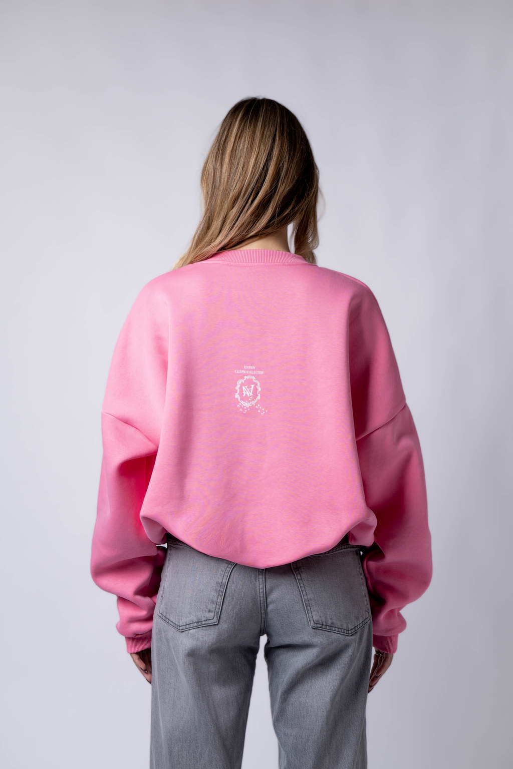 Apocalyps Archive Signature Crewneck – Bubble Gum | Boxy Fit Made in Italy