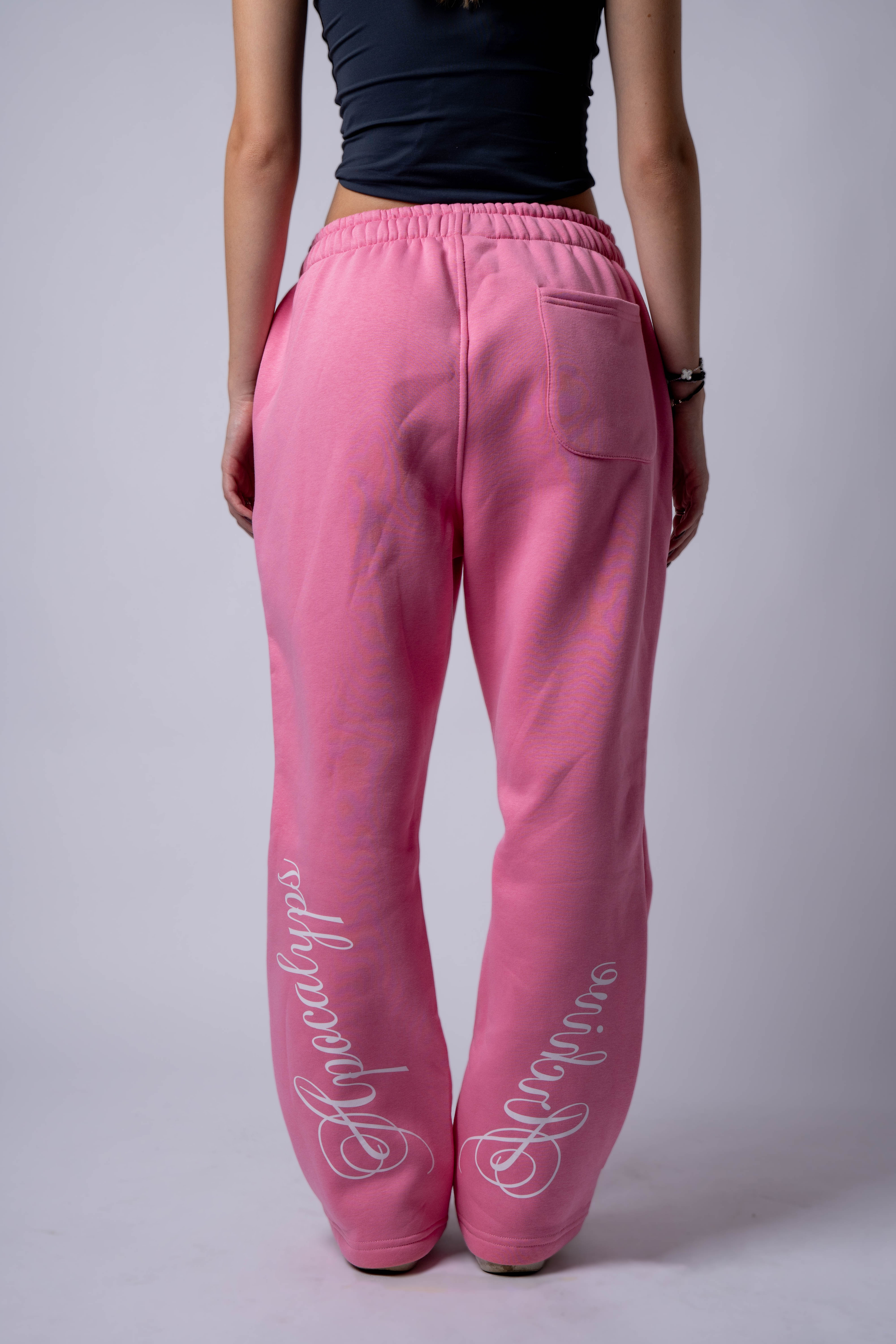 Apocalyps Archive Signature Sweatpant – Bubble Gum | Bootcut Made in Italy
