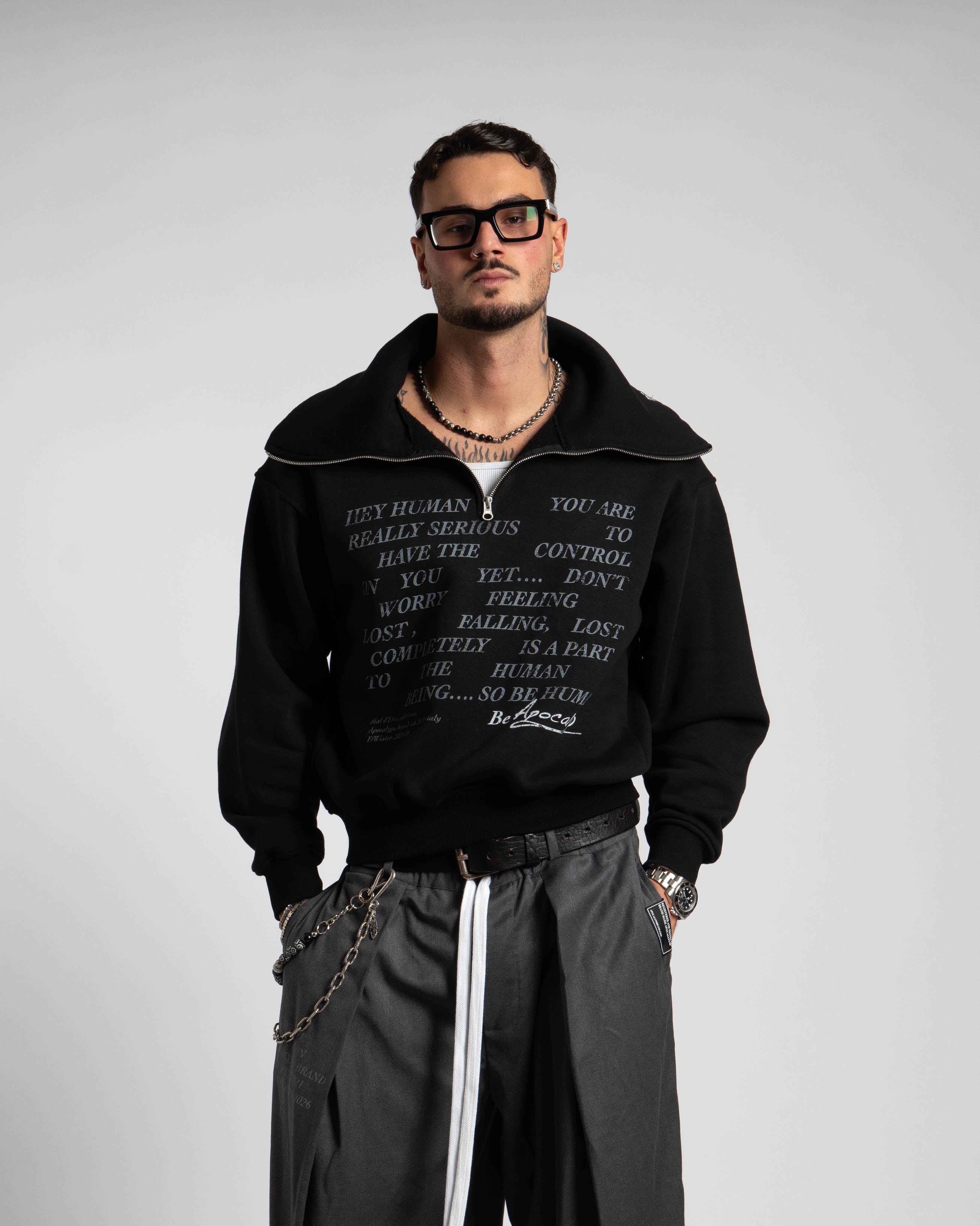 Mal d’être “Vertige” — Felpa Half Zip
