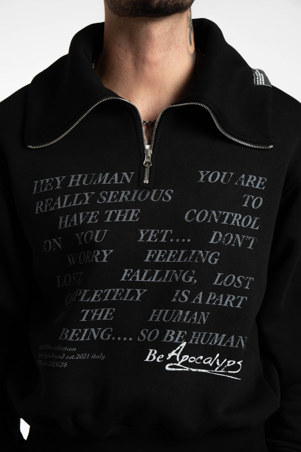 Mal d’être “Vertige” — Felpa Half Zip