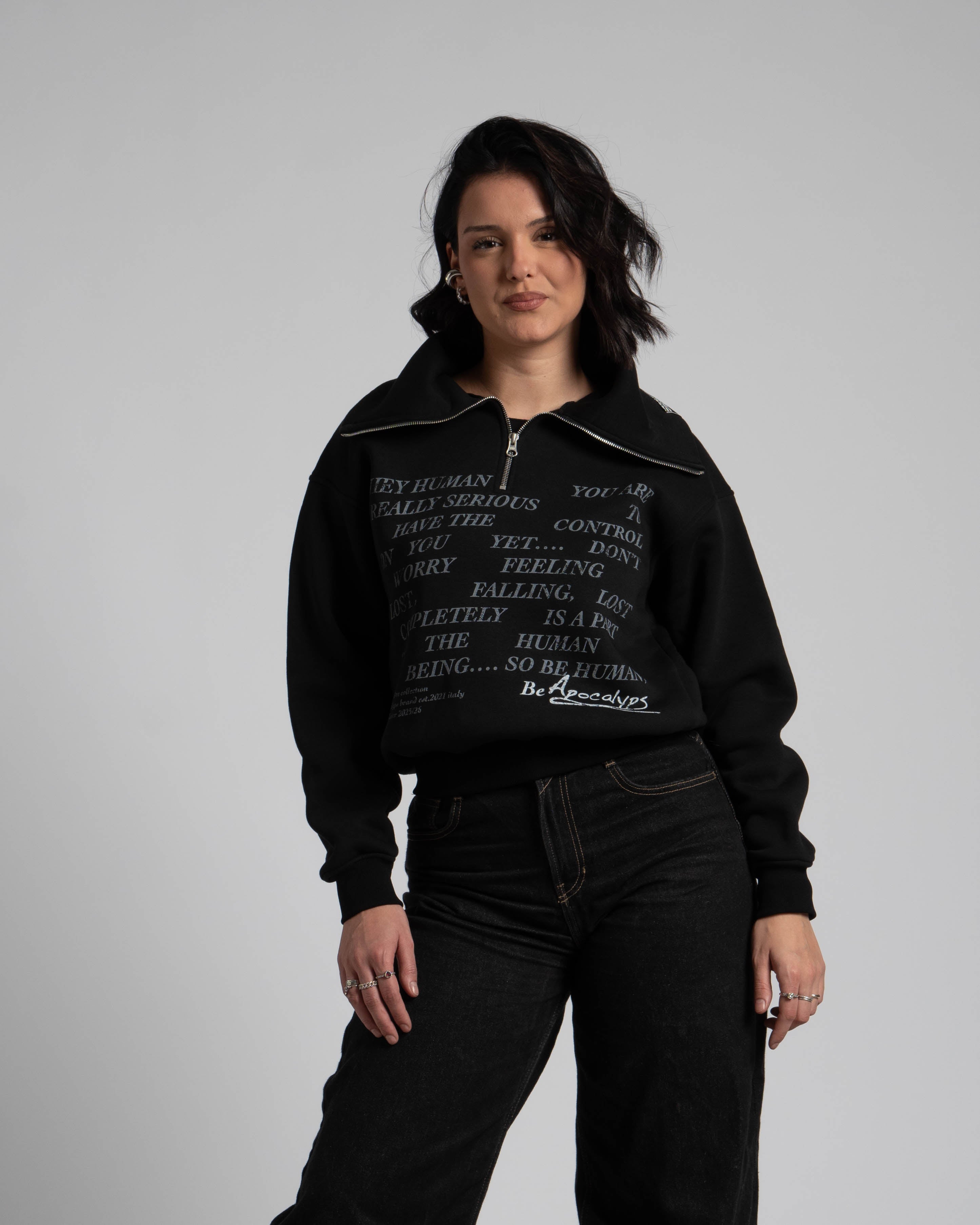 Mal d’être “Vertige” — Felpa Half Zip