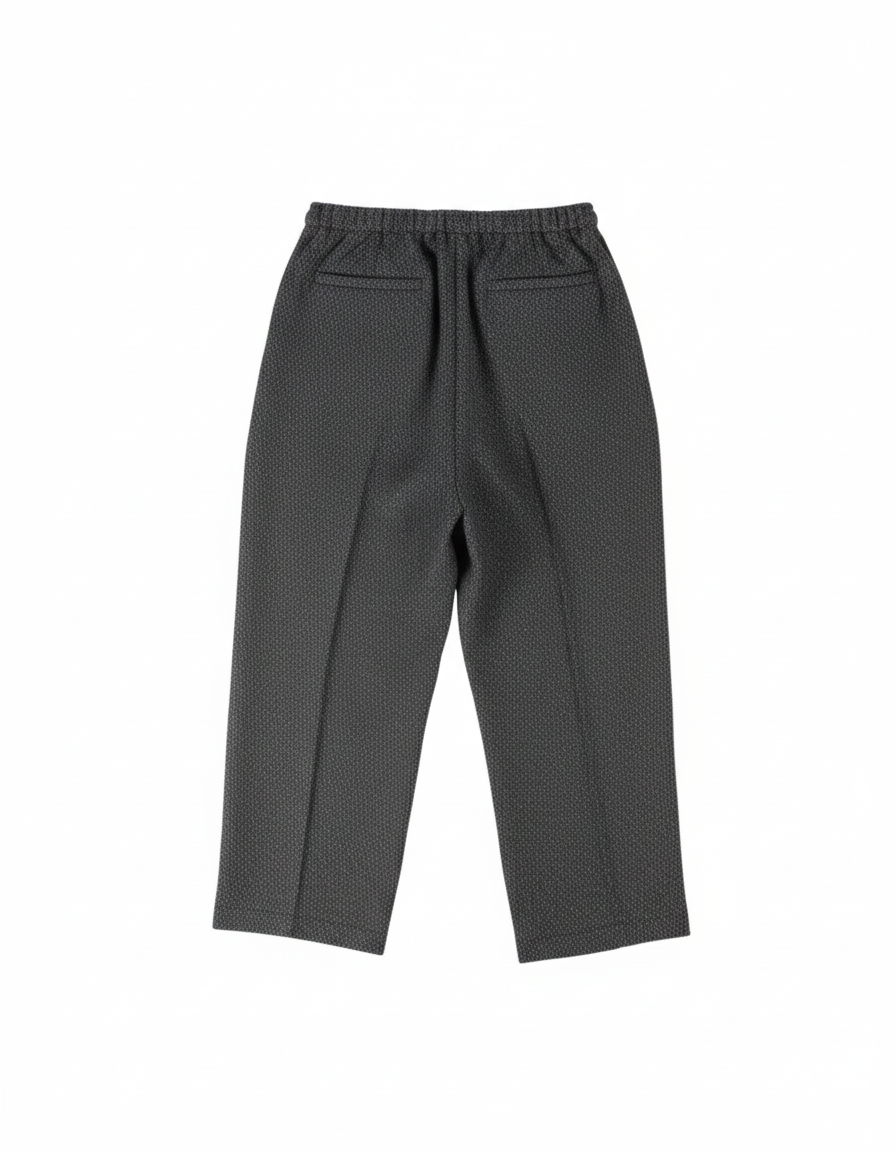 Mal d’être “Fardeau” — Pantaloni Sartoriali intarsio misto Cotone e Lana