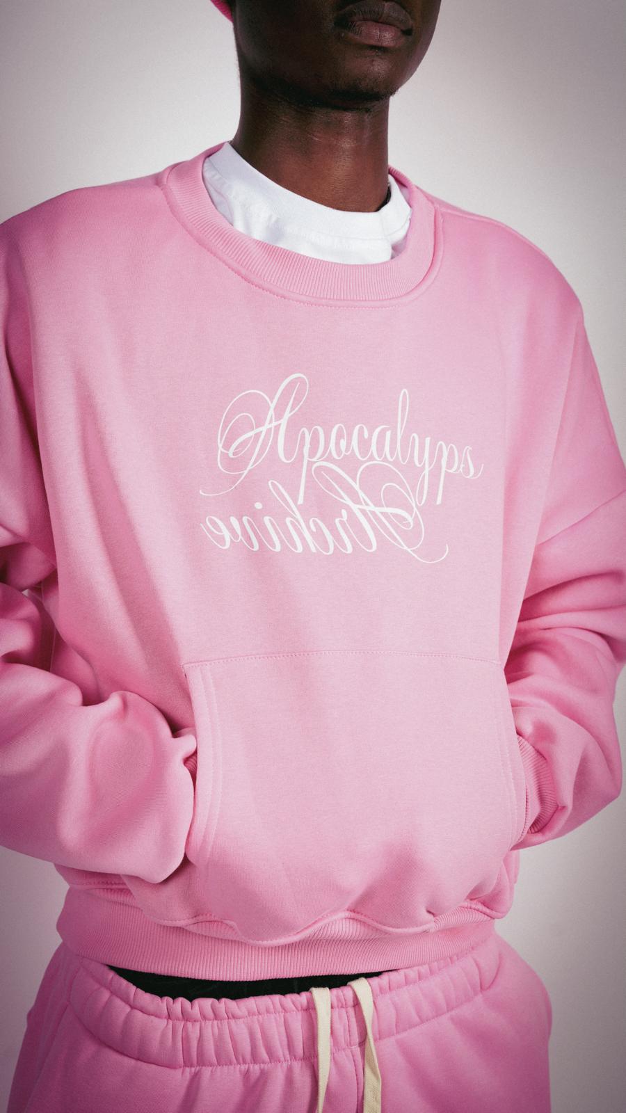 Apocalyps archive signature bubble gum crewneck