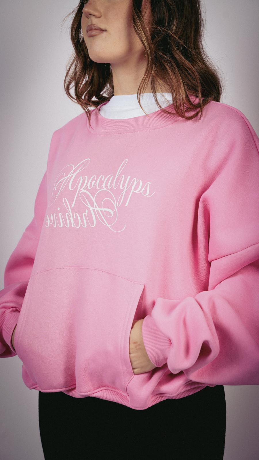 Apocalyps archive signature bubble gum crewneck