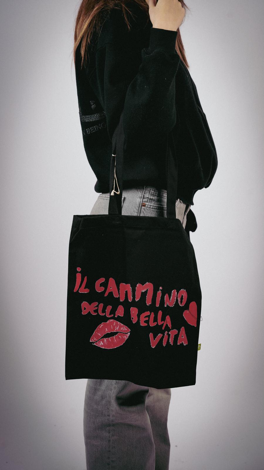 Borsa tote shopper Apocalyps archive bella vita nera