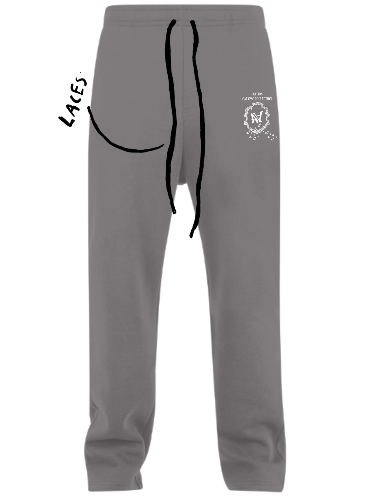 Apocalyps Archive Signature Sweatpant – Grey Mélange | Bootcut Made in Italy