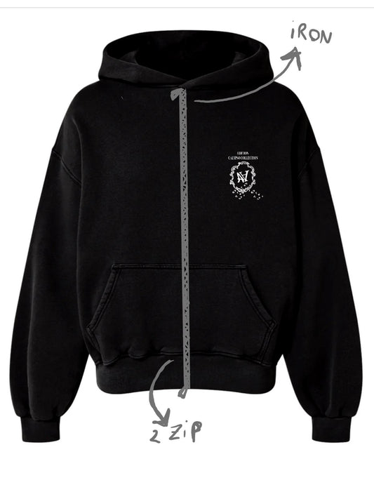 Apocalyps archive calypso dark night double zip hoodie