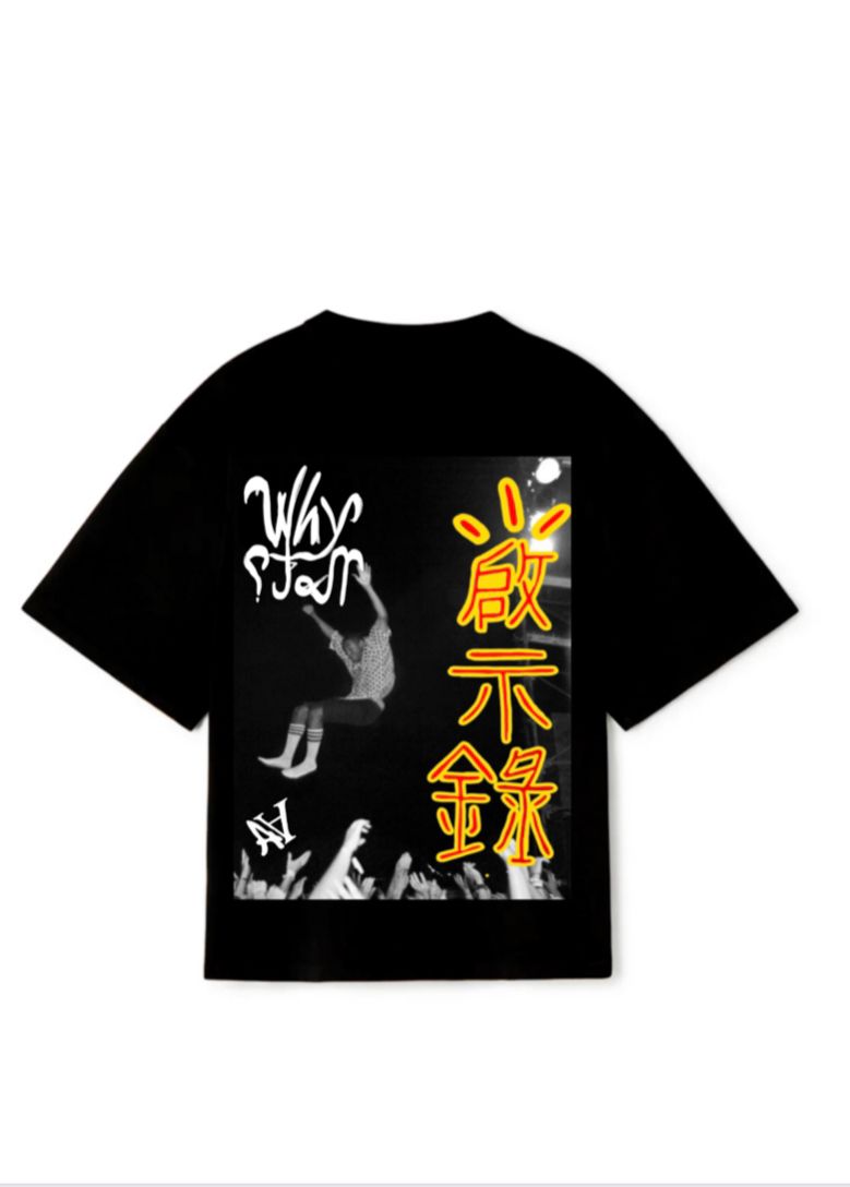 Apocalyps archive why not black graphic tee