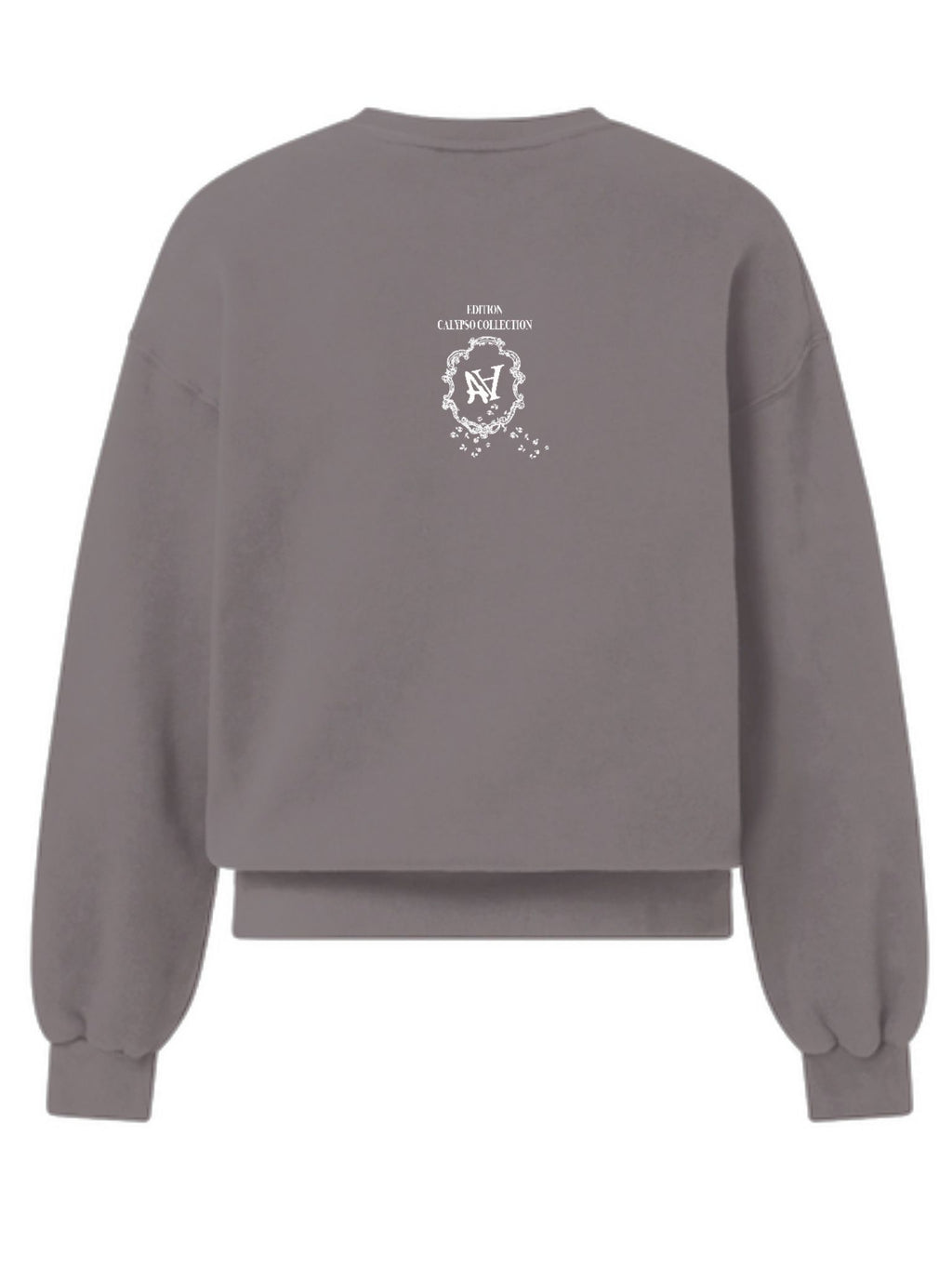 Apocalyps Archive Signature Crewneck – Grey Mélange | Boxy Fit Made in Italy