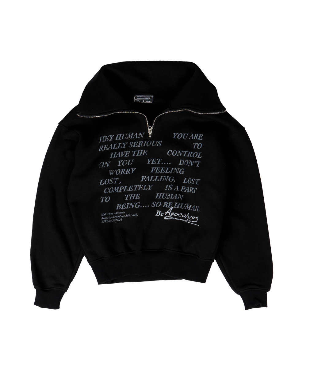 Mal d’être “Vertige” — Felpa Half Zip