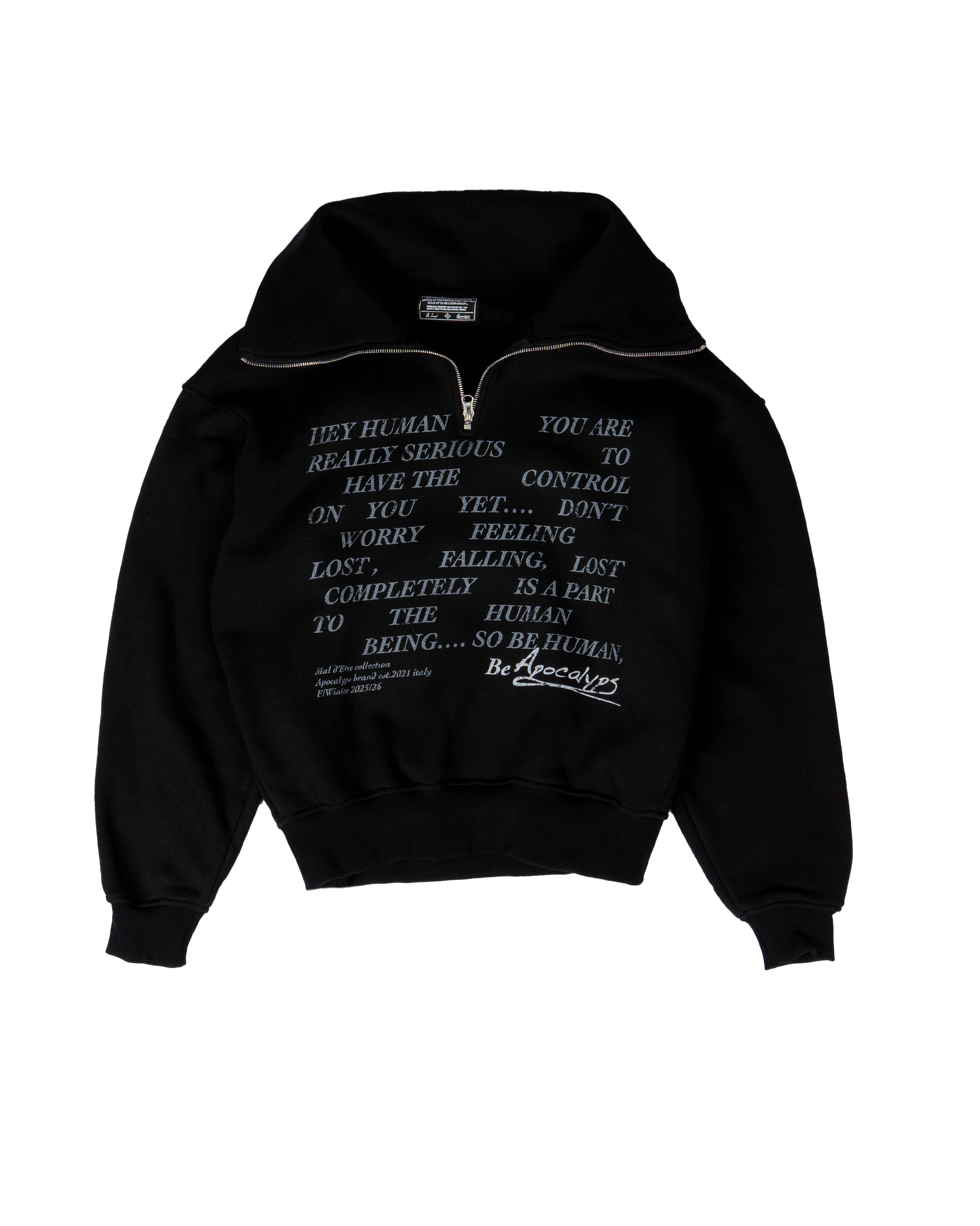 Mal d’être “Vertige” — Felpa Half Zip